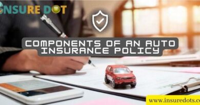 Typical Components Of An Auto Insurance Policy And Its Basics